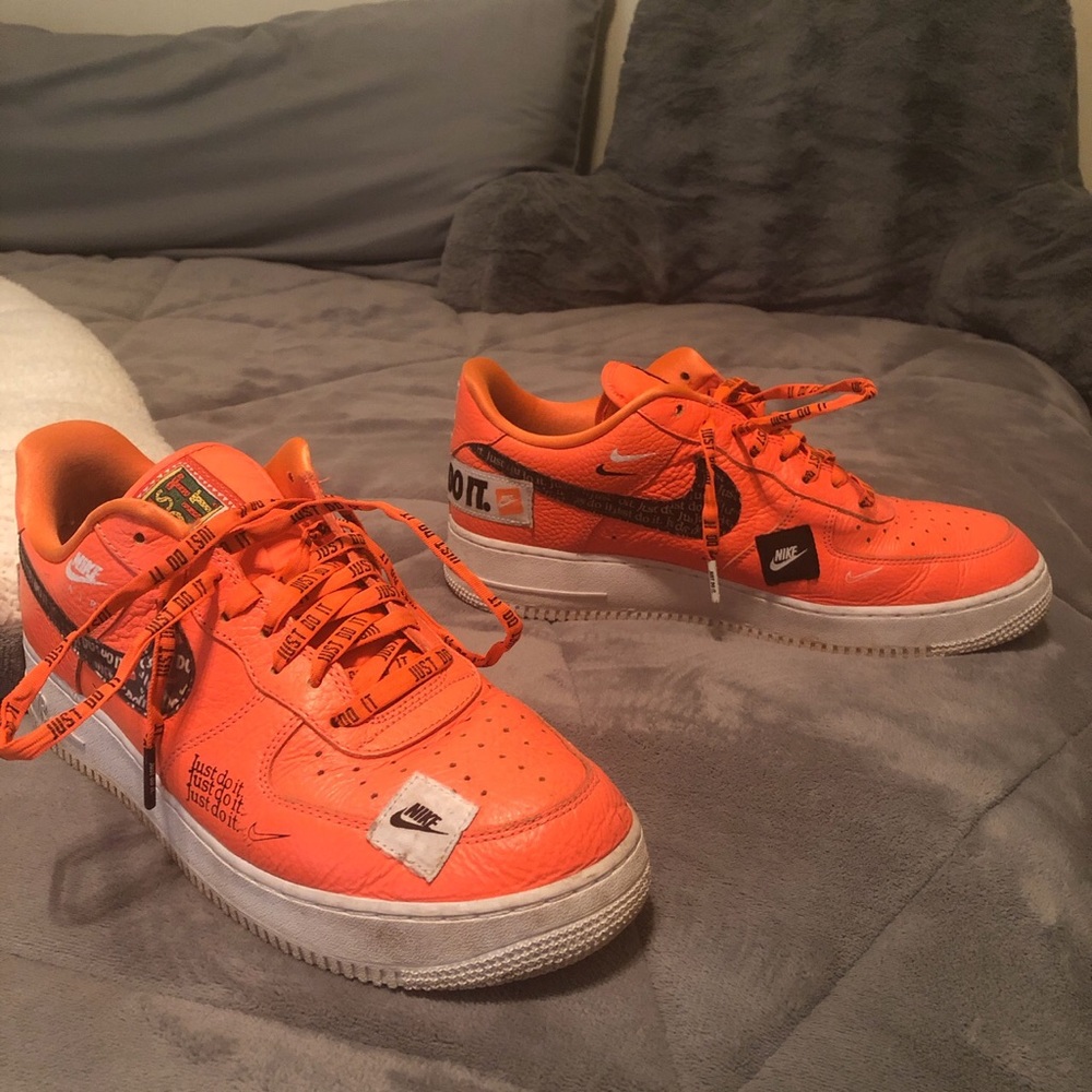 Total Orange Nike JDI Air Force 1
